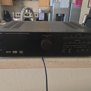 Black Surround Sound Processor